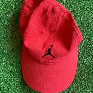 Boys red Jordan hat